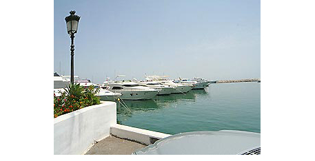 Views to the Marina at Puerto Banus