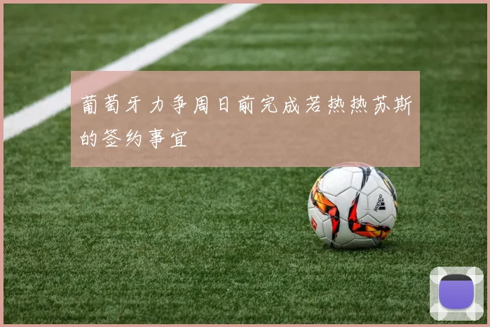 葡萄牙力争周日前完成若热热苏斯的签约事宜